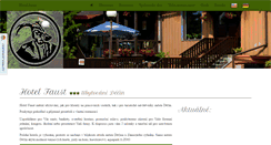 Desktop Screenshot of hotelfaust.cz