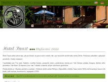 Tablet Screenshot of hotelfaust.cz
